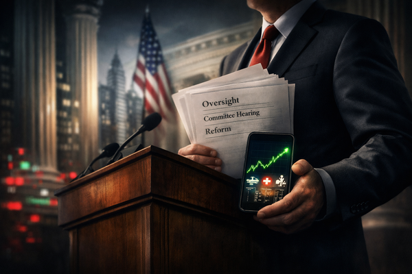 Why Congress Can't (Won't) Ever Quit Trading Stocks