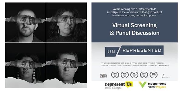 Represent San Diego, Independent Voter Project to Host Free Screening of ‘UnRepresented’