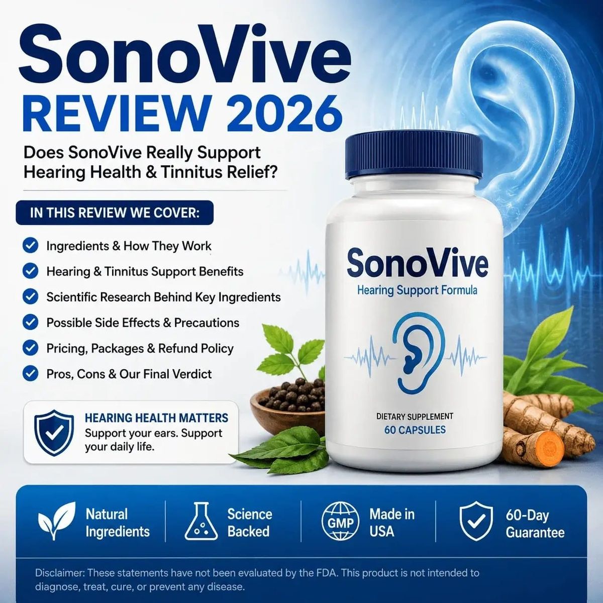 SonoVive Review 2026: We Checked the Claims Before You Buy