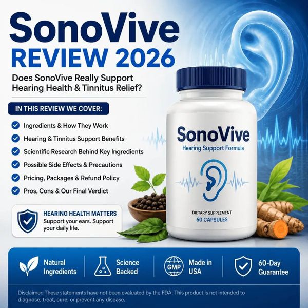 SonoVive Review 2026: We Checked the Claims Before You Buy