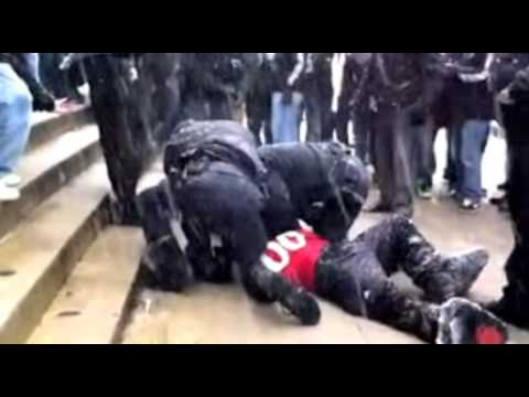 UC Bearcat Mascot Detained - YouTube
