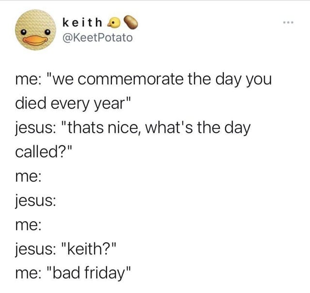 Happy “Bad Friday” FSU! : r/FundieSnarkUncensored