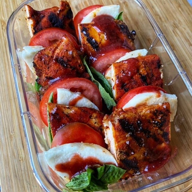 RECIPE: Grilled Chicken Caprese with Strawberry-Balsamic Glaze