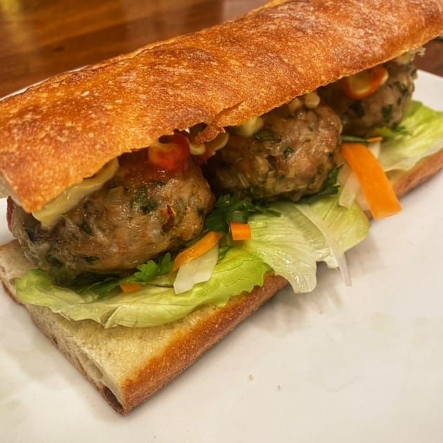 RECIPE: Bánh Mì Meatball Sandwich