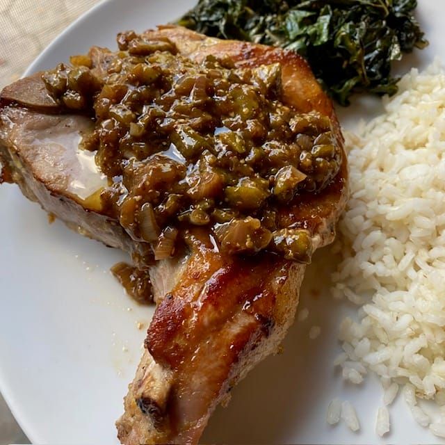 RECIPE: Pork Chops with Sauce Charcutière