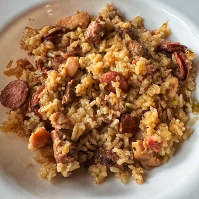RECIPE: Chicken, Pork and Sausage Jambalaya