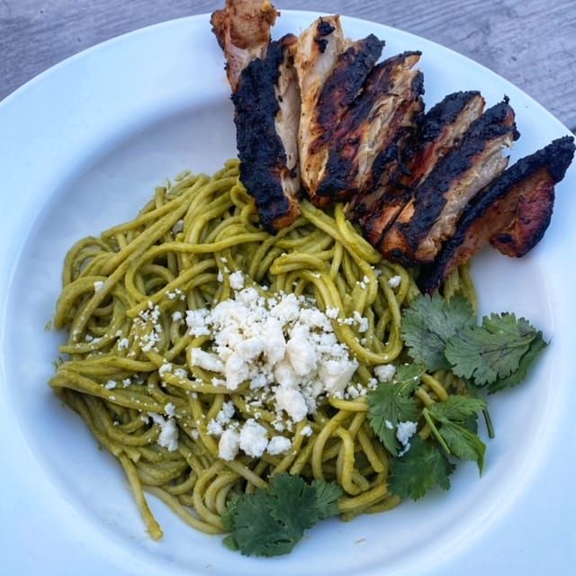 RECIPE: Mexican Green Spaghetti