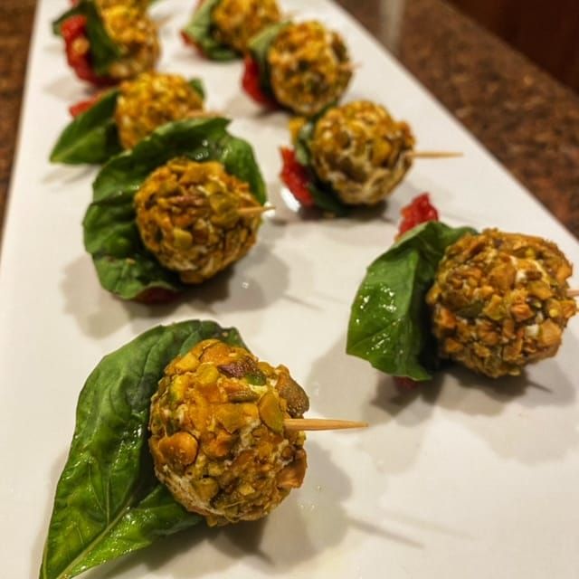 RECIPE: Goat Cheese Croquettes with Sun-Dried Tomatoes and Basil