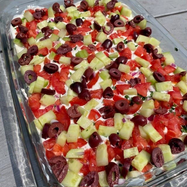 RECIPE: Greek Seven-Layer Dip