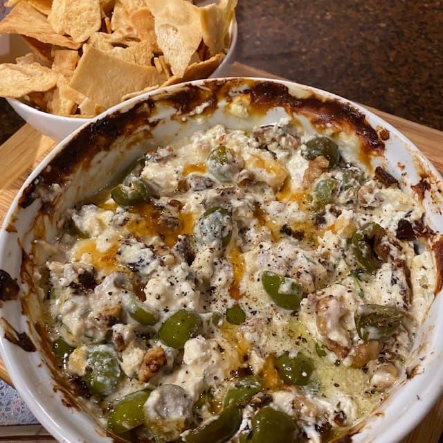 RECIPE: Baked Feta with Walnuts, Dates and Olives