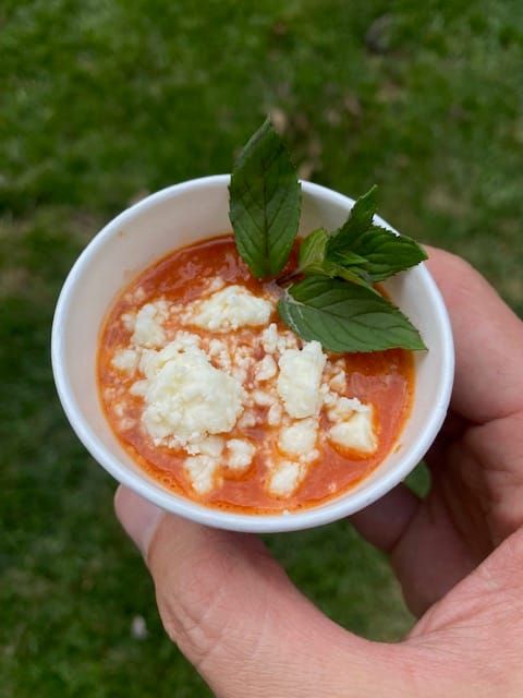 RECIPE: Grilled Watermelon Gazpacho