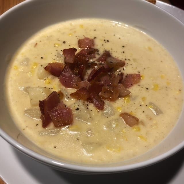 RECIPE: Corn and Potato Chowder with Bacon
