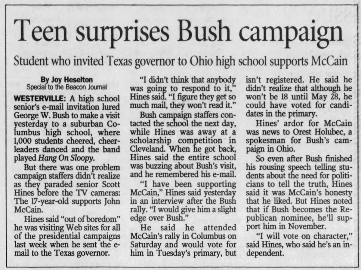 "Okay, I swear this happened..."