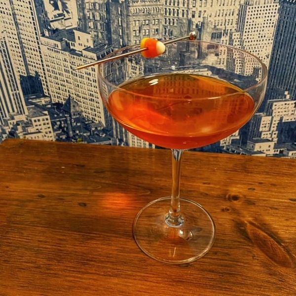 COCKTAIL: Candy Corn Old-Fashioned