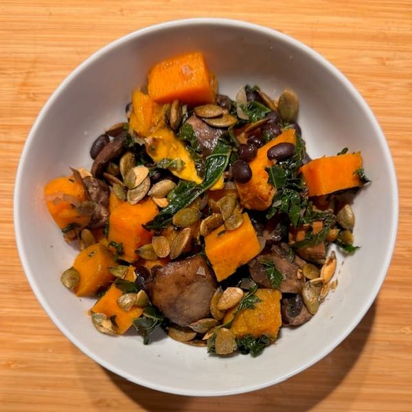 RECIPE: Sweet Potato & Kale Hash