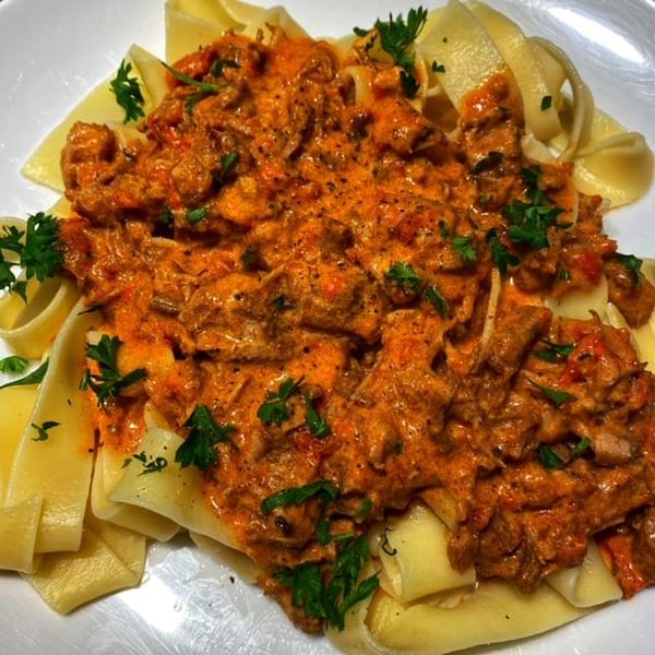 RECIPE: Pork Paprikash with Pappardelle