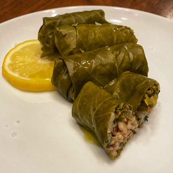 RECIPE: Boudin-Stuffed Grape Leaves