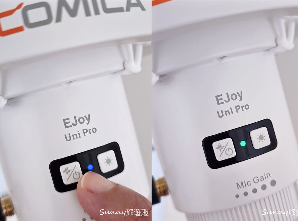 COMICA -EJoy Uni Pro 電容式無線麥克風開箱實測.無線麥克風開箱