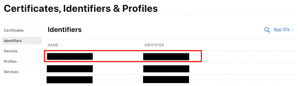 apple-identifiers-list