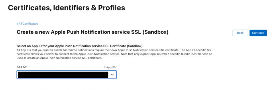 select-push-notification-appid
