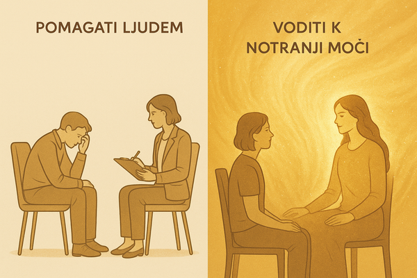 Ne išči pomoč. Išči stik s svojo močjo.