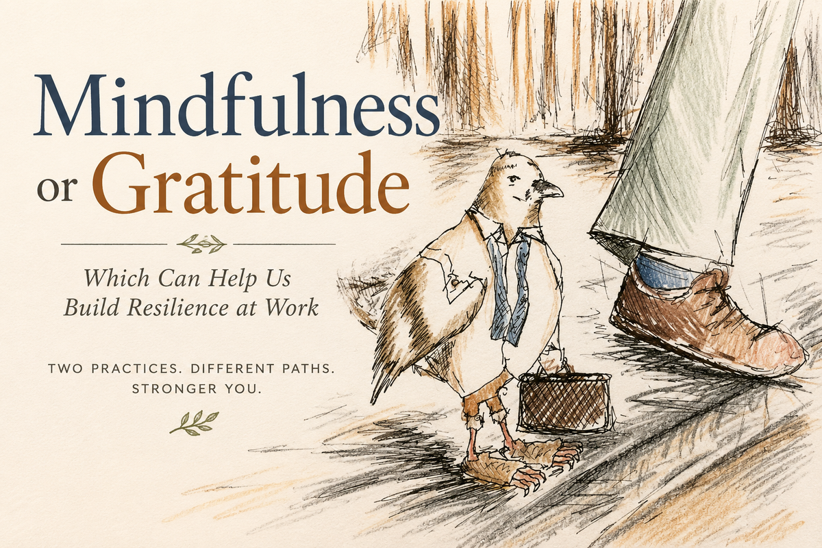 Mindfulness or Gratitude at Work: Which Can Help Us Build Resilience?