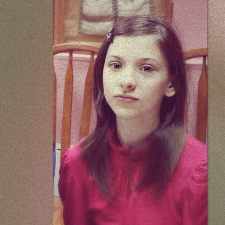Аграфена в возрасте 13 лет в православной воскресной школе