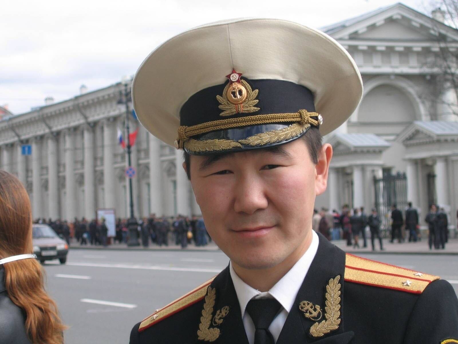 Владислав Аммосов на параде победы 9 мая 2005 года