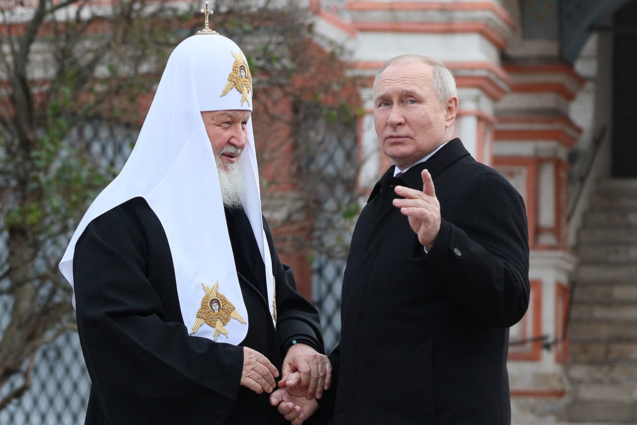 Патриарх Кирилл и Владимир Путин