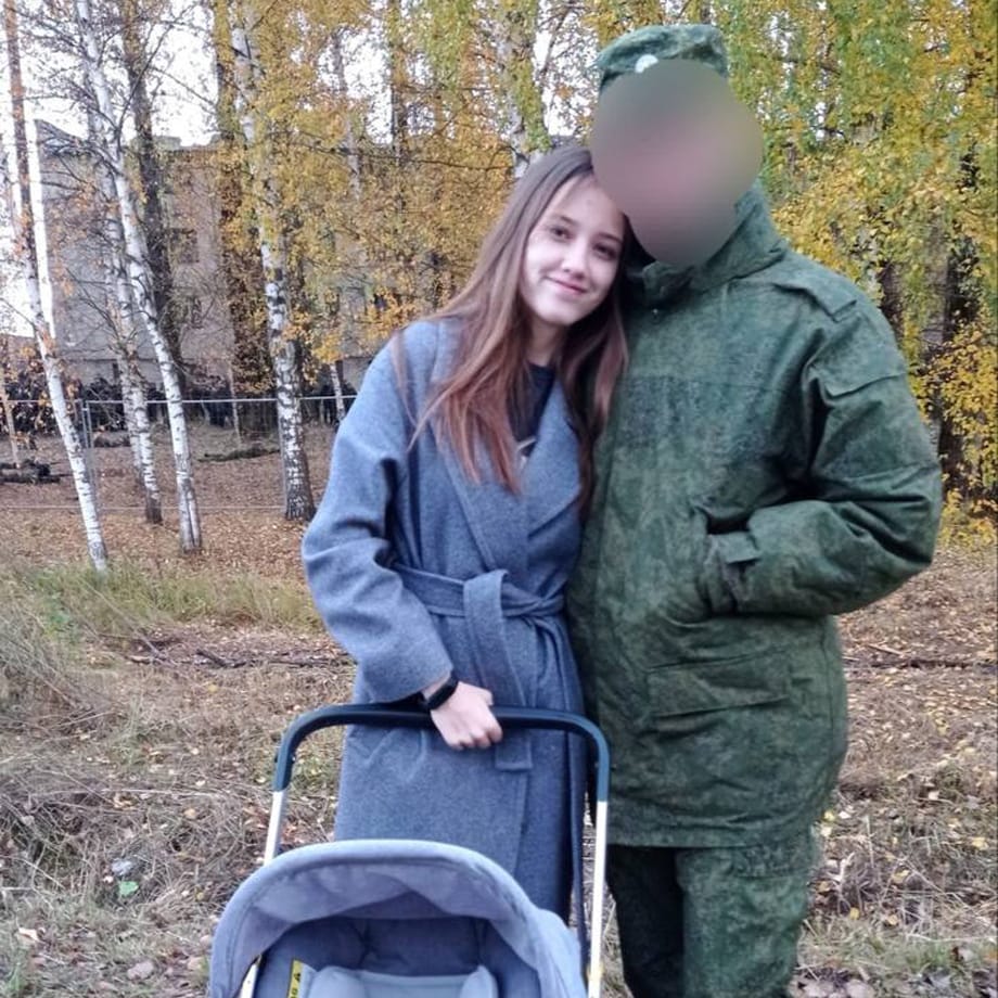 Паулина с мужем во время его отпуска, 1 июля 2023 года.