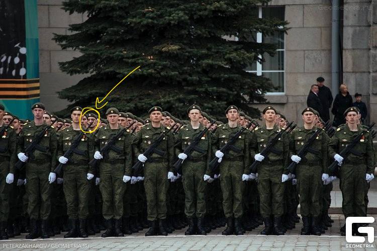 Никита Журнаков на параде
