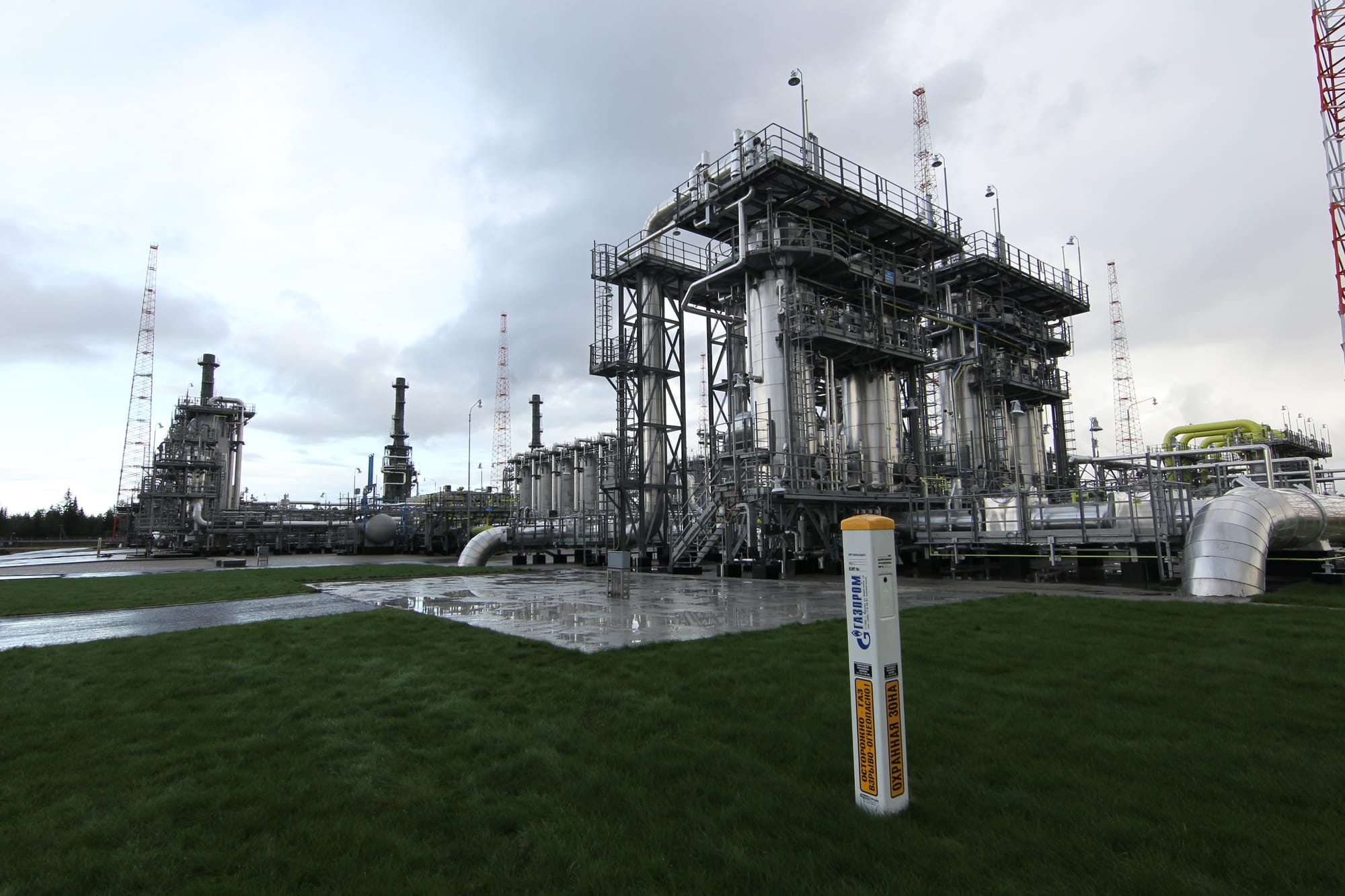 Закачку газа в «Северный поток» осуществляла компрессорная станция (КС) «Портовая»