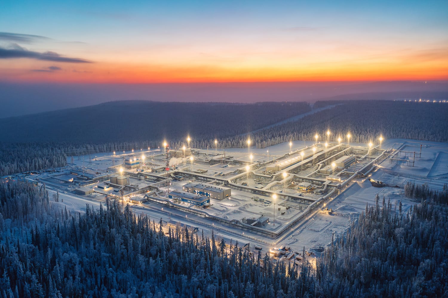 Ковыктинское газоконденсатное месторождение в Иркутской области