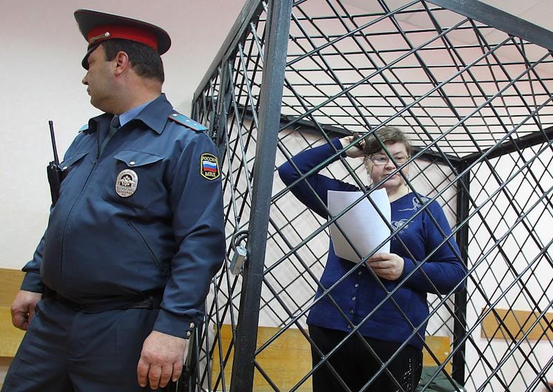 Надежда Цапок в суде