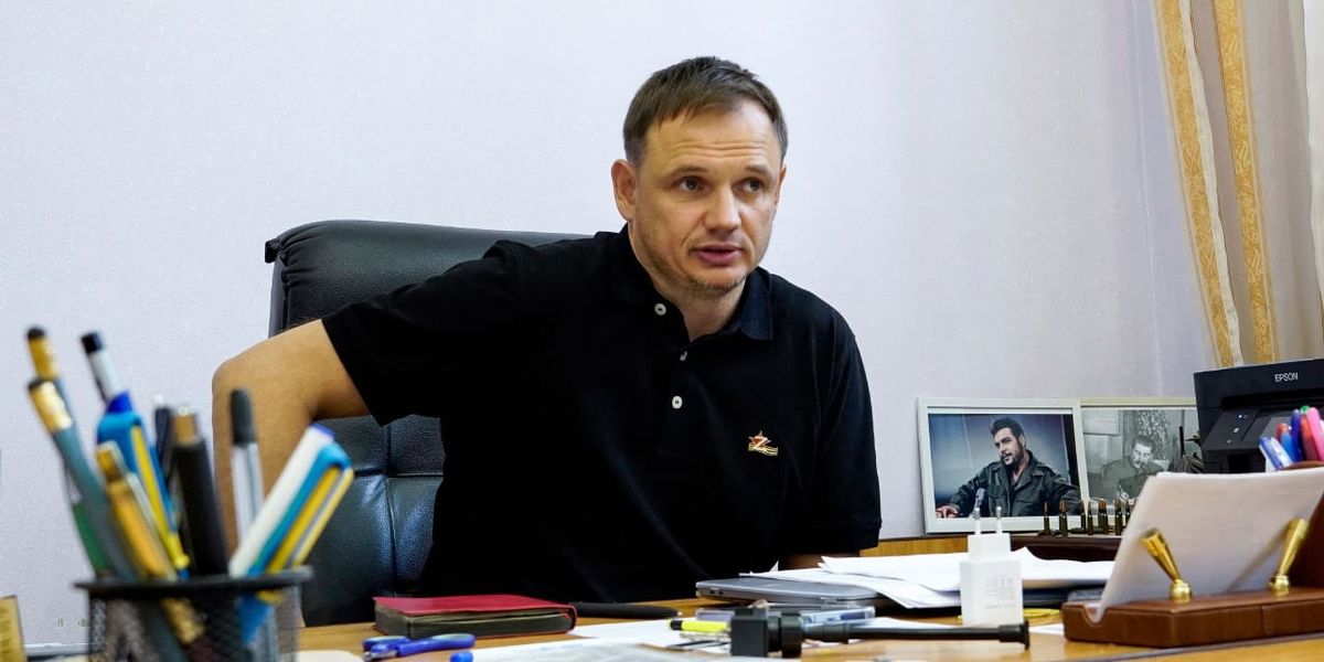 Кирилл Стремоусов в кабинете оккупационной администрации