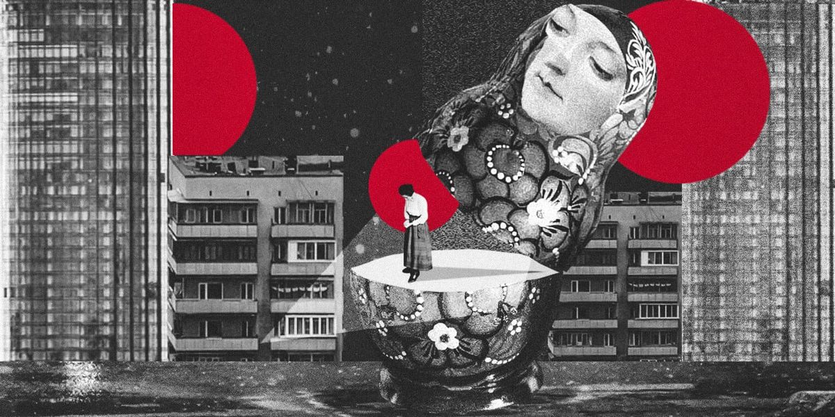 Коллаж, иллюстрирующий гиперопеку