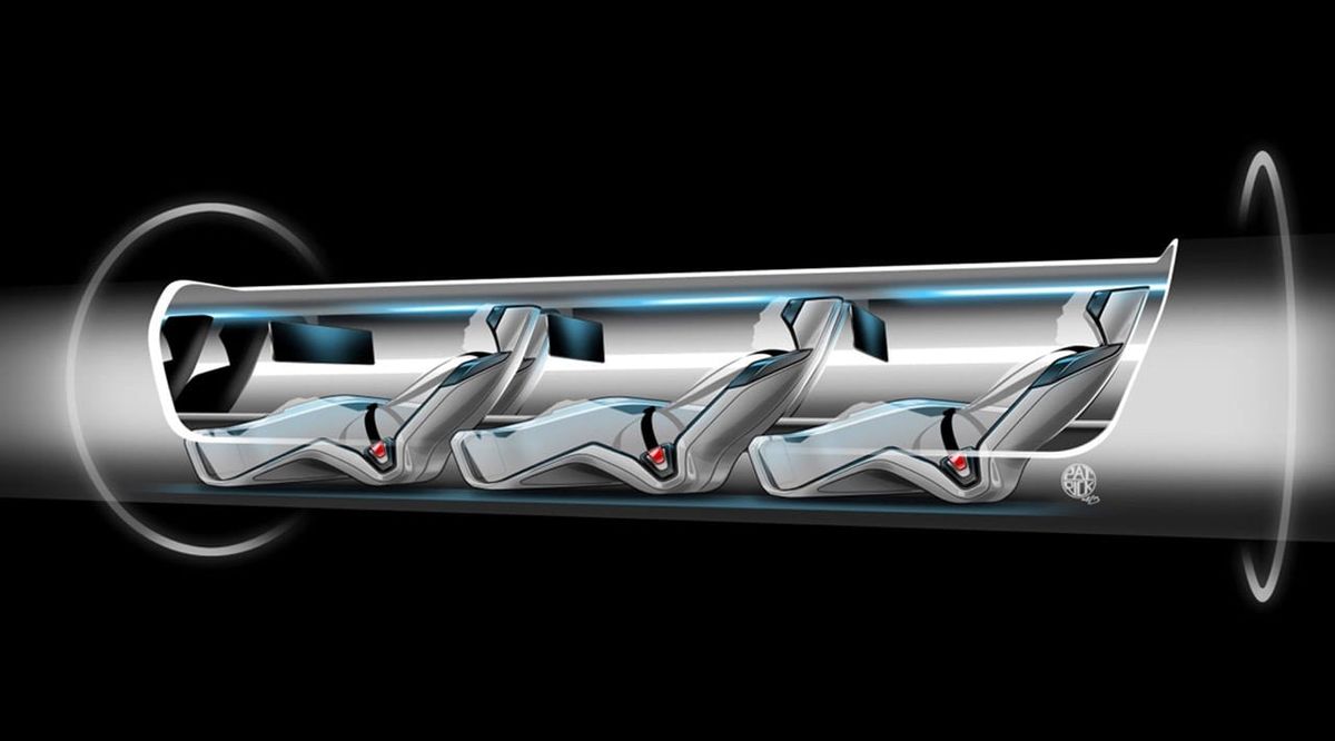 Фотография: концепт Hyperloop