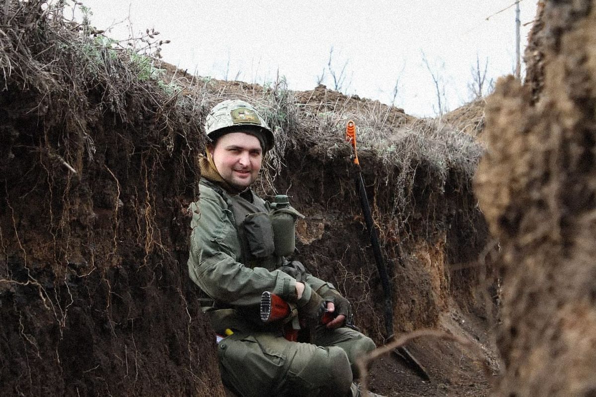 Мурз в окопе