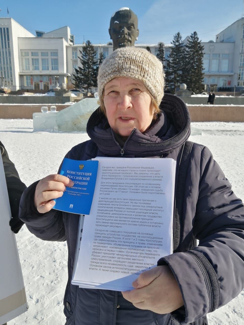 63-летняя политзаключенная отказала Путину