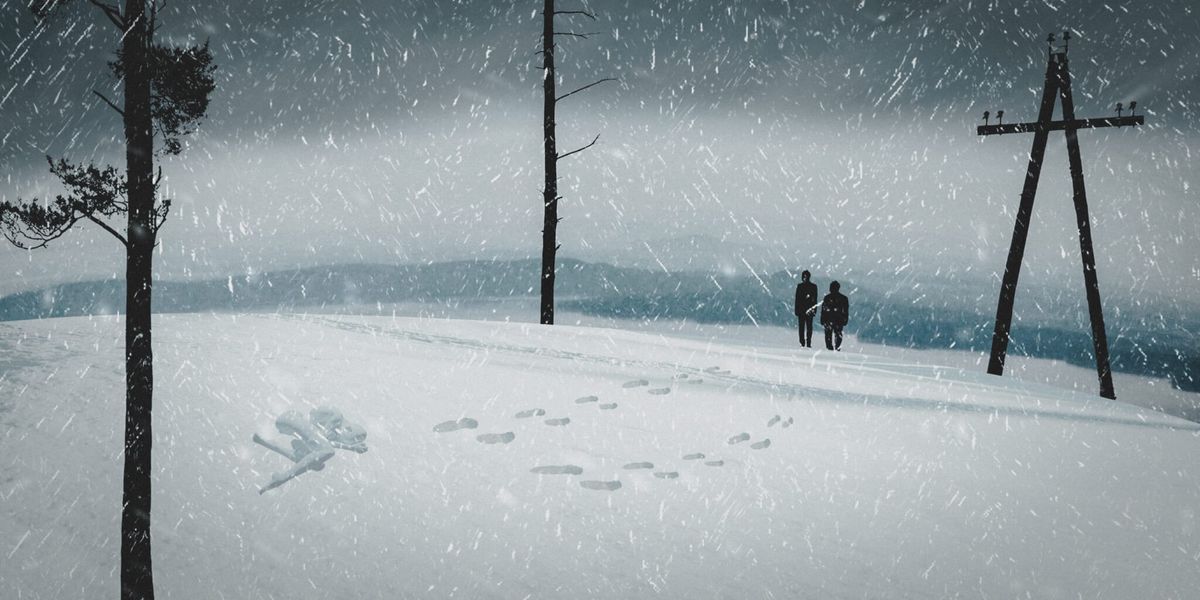 Под снегом Солдатской горы