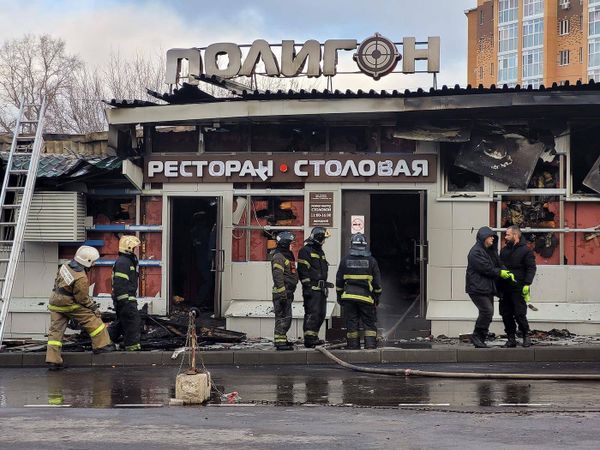 Cгоревший клуб «Полигон»