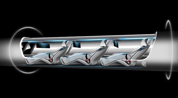Фотография: концепт Hyperloop