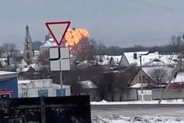 В Белгородской области упал самолет