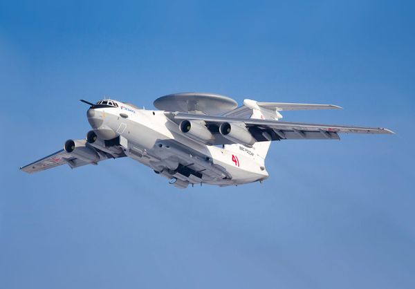 Два российских самолета сбиты над Азовским морем. Фотография А-50
