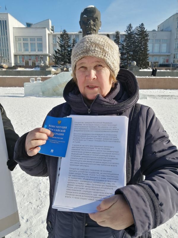 63-летняя политзаключенная отказала Путину