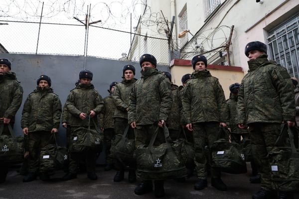 Новобранцы готовятся к отправке