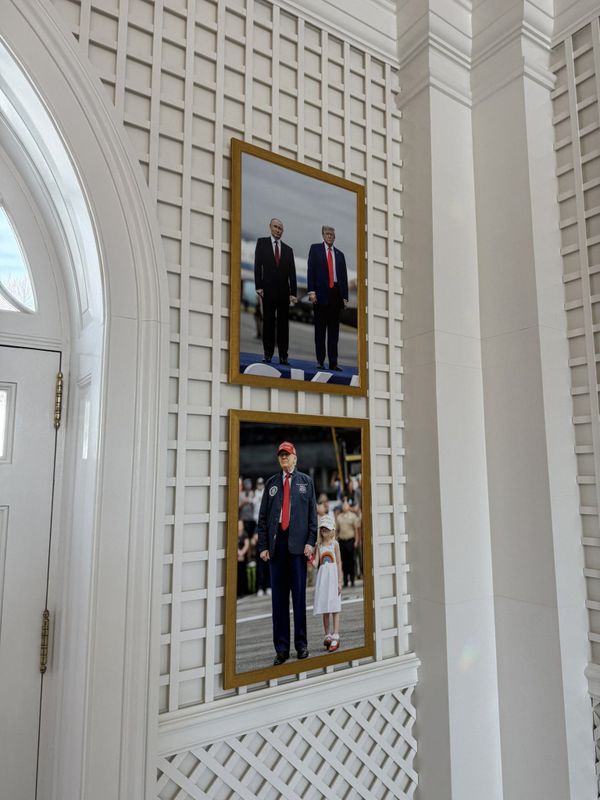 Совместную фотографию Путина и Трампа повесили в Белом доме