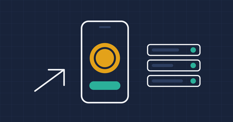 A phone showing a gold coin and a buy button, next to a list of exchanges