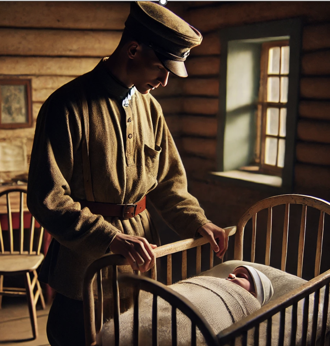 El soldado y la cuna