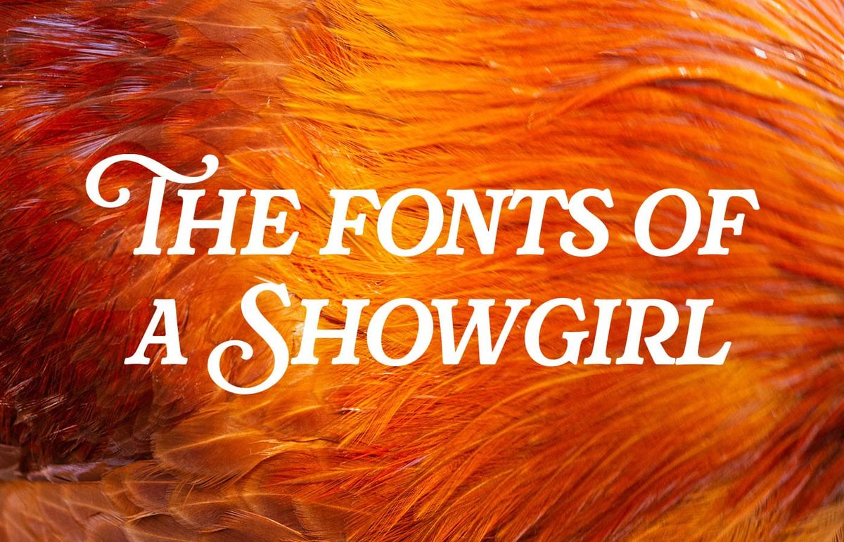 Taylor Swift: The Fonts of a Showgirl